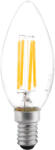 Total Green Bec LED Filament Lumanare 4W E14 6500K Clar Total Green (EL0059315)