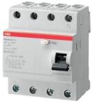 ABB Intrerupator diferential 4P 25A 30mA tip AC 6kA (EL0026474)