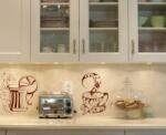 4 Decor Sticker Pasiunea pentru cafea - beestick-deco - 123,00 RON