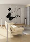 4 Decor Sticker Floarea si fluturasul - beestick-deco - 91,00 RON