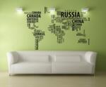 4 Decor Sticker Harta lumii speciala - beestick-deco - 160,00 RON