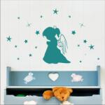 4 Decor Sticker Ingeras cu stele - beestick-deco - 39,00 RON