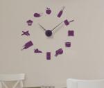 4 Decor Sticker Ceas de Perete Pentru Bucatarie