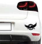 4 Decor Sticker auto - Simbolul libertatii