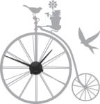 4 Decor Sticker Ceas de Perete Bicicleta retro