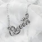 HARAHU Colier Queen - Argintiu KP6382