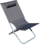 HomeMarkt Nalin Scăunel de Plajă cu Spătar Înalt Gri 80x50x72cm. HM5150.01 (HM5150.01)