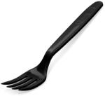 Wimex Plastová vidlička 18, 5 cm, znovupoužitelná, černá - 50 ks (22097)