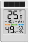 RainPoint BALDRTHERM B0590TH-V6 Termohigrometru alimentat cu energie solara, cu ecran mare (087727)
