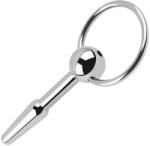 SuperLove Stainless Steel Penis Plug with Ball Tip & Ring