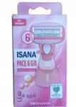 Isana 6 pengéjű borotva nőknek (014451)
