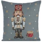 Eurofirany Gobelin karácsonyi párnahuzat 6079 Szürke 45x45 cm - 5 cm