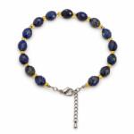  Bratara Lapis Lazuli Butoias Fatetat 7-8x6-7 mm Diametru 57 mm cu Argint 925 sau Inox 316L 1 Buc