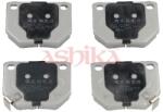 ASHIKA set placute frana, frana disc ASHIKA 51-01-129 (51-01-129)