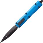 Microtech Knives DIRAC DELTA D/E BLK STD BLUE 227-1BL