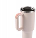  Thermo Bögre Szívószállal 1200ML Thermo Bögre Szívószállal Púderrózsaszín