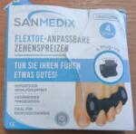  Sanmedix rugalmas lábujjelválasztó 4 db-os állítható Defect