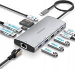  Rshtech Töltőállomás 11 az 1-ben MacBook készülékhez 2 Hdmi csatlakozóval (8K és 4K) (T11H)