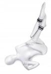 Toyfa Bokabilincs Anonymo Puha Poliészter Ezüst 28, 5CM (4905884027371)