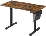 SONGMICS Birou electric reglabil pe inaltime SONGMICS 120x60 cm, maro rustic (EZ-LSD132K01)