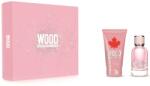 Dsquared2 Set cadou Dsquared Wood For Her pentru femei Femei 30 ml EDT + 50 ml loțiune de corp