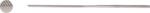 uni-max Pilă cu ac 140 mm, plată cu colțuri rotunjite, 5, 4 x 1, 3 mm, sec 3 13901430 (13901430) Pila