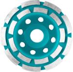 TOTAL Disc de șlefuit diamantat cu două rânduri, 115 × 22, 2 mm TAC2421151 (TAC2421151)