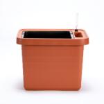 Plastia Ghiveci Berberis cu auto-udare UNO 45 cm - teracotă U714003 (U714003)