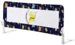 GUIMO Bariera de protectie pentru pat, rabatabila, Guimo, 120x48 cm, Astro Dino, Bleumarin