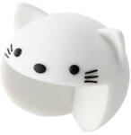  Protectie de colt din silicon, 3 x 3 cm, Alb