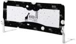 GUIMO Bariera de protectie pentru pat, Guimo, 150x48 cm, Reach to the Stars, Decor Galaxie, Negru