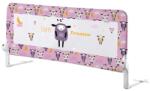 GUIMO Bariera de protectie pentru pat, rabatabila, Guimo, 150x48 cm, Happy Dreams, Decor Oita, Roz