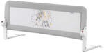Guimo Bariera de protectie pentru pat, Guimo, pliabila, gri, 154x65cm, decor Oita Little Star