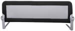 GUIMO Bariera de protectie pentru pat, rabatabila, Guimo, 150x48 cm, Negru