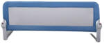 Guimo Bariera de protectie pentru pat, rabatabila, Guimo, 204 x 65 cm, Albastru