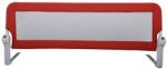 GUIMO Bariera de protectie pentru pat, rabatabila, Guimo, 150x48 cm, Rosu