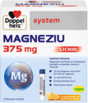  Magneziu Lichid System, 375mg, 30 Flacoane, Doppelherz