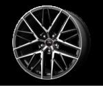 MOMO Janta Aliaj MOMO RFX 01 MATT BLACK POLISHED 9.5X21 5X112 ET 25 CB 66.6
