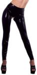 LateX Latex Leggings Crotchless Black