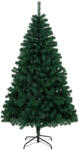 HOMCOM Brad Artificial de Crăciun 180 cm cu 700 Ramuri Ignifuge, Bază din Oțel, 100x100x180 cm, Verde | Aosom Romania (83C-307V02GN)