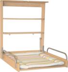 roba Masa de schimbat pentru bebelusi Wandwickelregal - model Dschungelbaby, 15 kg, cu suport din lemn natural (45518983)
