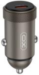 XO CC70 autós töltő Type-C aljzat, 30W, PD gyorstöltő (XO-CC70) FEKETE