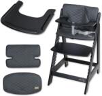 roba Scaun de masa din lemn Babyhochstuhl Sit Up Flex, negru, cu suport pentru bebelusi, 6 luni - 70 kg (24158804) Scaun de masa bebelusi, inaltator