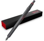 rOtring 600 Ballpoint Pen | Medium Tip | Black Ink | Full Metal Barrel | Stone Grey | Non-slip, knurled grip zone and hexagonal barrel | Refillable - SAP_2204408 (SAP_2204408)