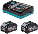 Makita Li-ion XGT 40V szett 2 × akkumulátor 4 Ah BL4040F + töltő DC40RA (PSKGRU2)