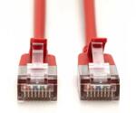 ASSMANN Patch Cord Digitus by Assmann DK-1632-A-010S-R-10, Cat6a, F/FTP, 1 m, Red, 10 bucati (DK-1632-A-010S-R-10)