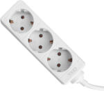 TED Electric Prelungitor 5 m cu 3 prize Schuko, 16A/3680W, cablu 3x1, 5 mm2, alb, TED Electric TED000774 (A0059004)