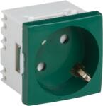 DLX Electric Priză modulară Schuko cu împământare pentru canal de cablu compartimentabil DLX, 16A/250V (DLX-245-42)