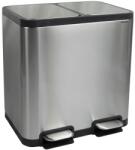 MAUL Szemetes pedálos MAUL 20+20L rozsdamentes acél (9502294)