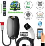 Mastroweld EVoCHARGE fali elektromos autó töltő, 22 kW, 5 m (00760225EVO) - praktikuskft